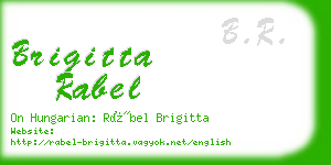 brigitta rabel business card